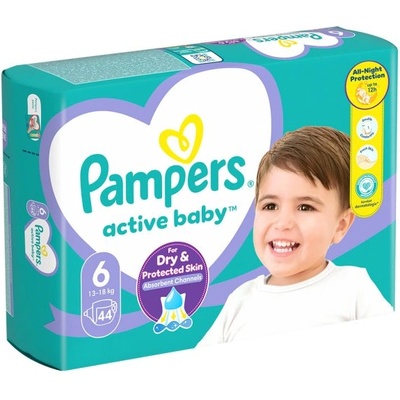 Памперси Pampers Active Baby 6 (13-18 кг. ) - 44 броя