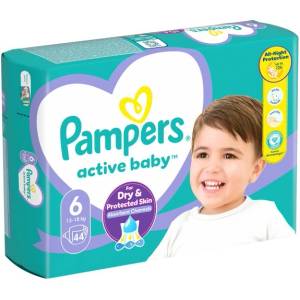 Pampers Памперси Pampers Active Baby 6 (13-18 кг. ) - 44 броя