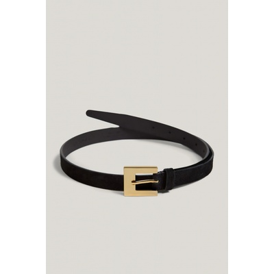 Gant SLIM SUEDE BELT čierna