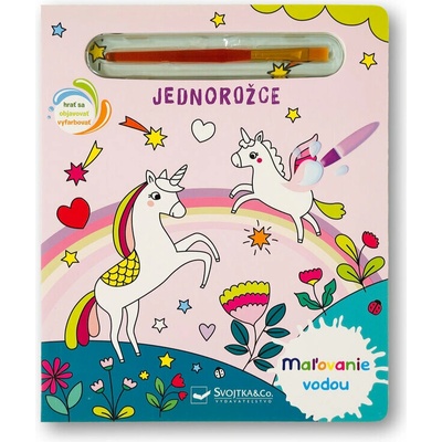 Maľovanie vodou Jednorožce