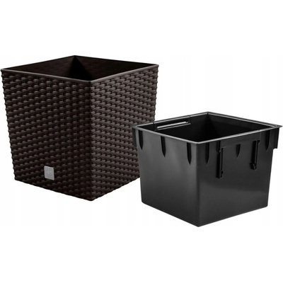 Prosperplast Kvetináč 40,8 x 40 x 40,8 cm plast béžový