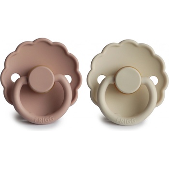 Frigg Daisy přírodní kaučuk 2ks Blush + Cream