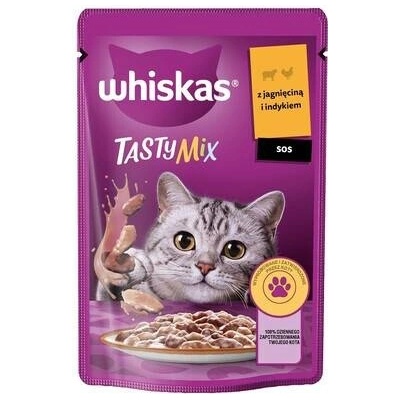 Whiskas Adult s jehněčí a krůtí omáčkou 85 g