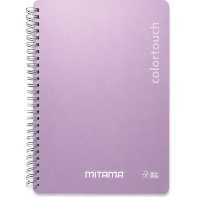MITAMA Spirálový sešit i Note 18 5x24 čtverečkovaný růžová