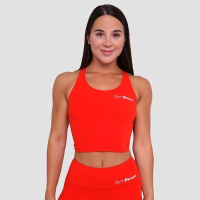 GymBeam Dámský sportovní top BEAT Tangerine – Zboží Dáma