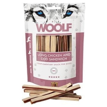 WOOLF soft chicken, cod sandwich long 100 g
