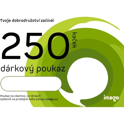 imago Tlačený darčekový poukaz 250 CZK