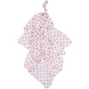 BocioLand Luxusná osuška plienka 120x120cm bambusová Plameniaky