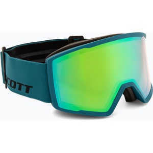 SCOTT Скиорскa маска SCOTT Trace Pro petrol green/green chrome