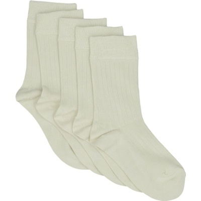Onyu Dětské bezešvé bambusové ponožky 5 párů světle šedá White Onyx