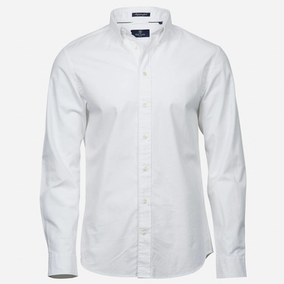 Tee Jays košeľa slim fit Oxford biela