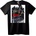 NOONEBRAND Тениска KISS 1976 Джърси Сити рок - S, Black