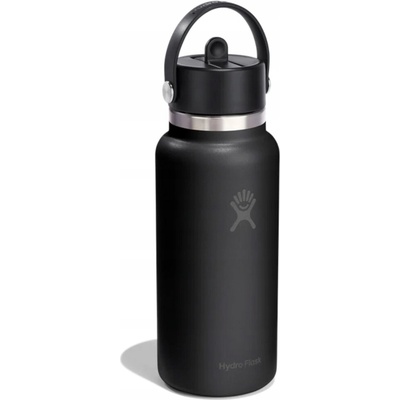Hydro Flask termolahev 32 Oz Wide Flex Straw Cap 946 ml černá