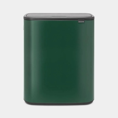 Brabantia 60 л цвят зелен бор кош за смет Brabantia от серия Bo Touch (1003220)