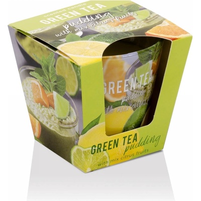 Bartek Candles Green Tea Pudding 115 g