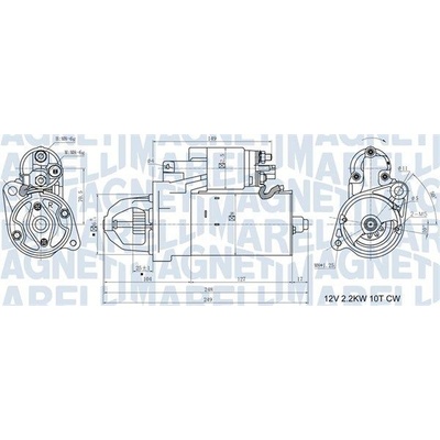 Startér MAGNETI MARELLI 063721411010