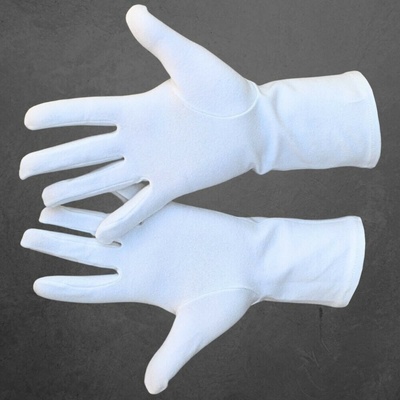 Knitva pánské rukavice ze 100% bavlny bílé – Zboží Dáma