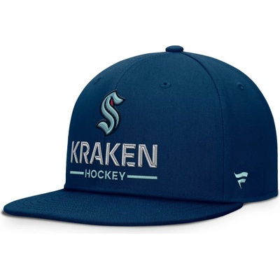 Fanatics Seattle Kraken NHL Authentic Pro A/Cap Flat Brim Square Visor Structured