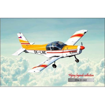 Lietadlo Zlín Z-142 - ceduľa 29cm x 20cm Plechová tabuľa