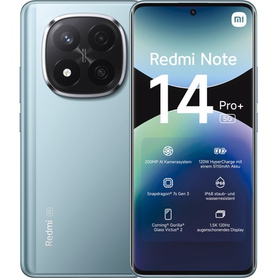 Xiaomi Redmi Note 14 Pro+ 5G 256GB 8GB RAM Dual