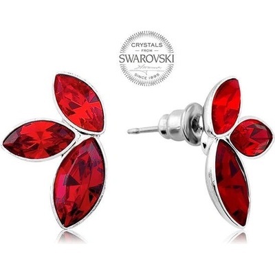 Levien se třemi červenými krystaly Navette LE0112