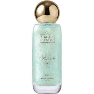 Cacao Besos Парфюмно сухо олио за тяло със сребрист блясък Amoure, 100 ml - ozone
