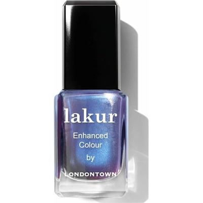 LONDONTOWN lakur Wildberry Freeze lak na nechty modrofialové trblietky 12 ml