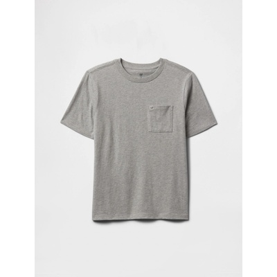 GAP Dětské tričko Pocket Šedá