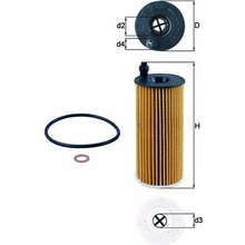 Olejový filter MAHLE ORIGINAL OX 404D (OX404D)