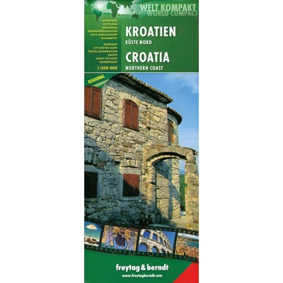 Kroatien Küste Nord Chorvatské pobřeží-sever 1:200T automapa