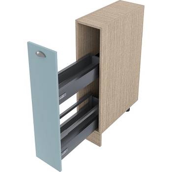 Image 1 of ИРИМ Долен кухненски шкаф бутилиера Сити МФ-Деним мат-06-58 20 см