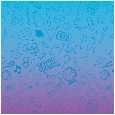 OxyBag Ubrus do výtvarné výchovy Ombre girl 7-50226 – Zboží Dáma