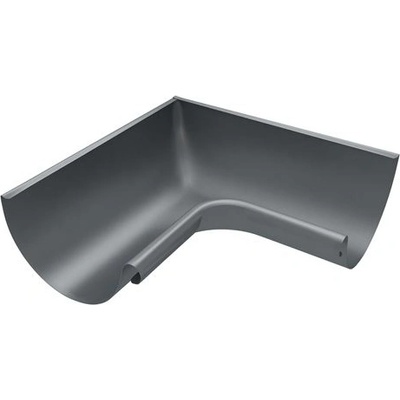 Prefa Roh žľabový vnútorný 333 antracit