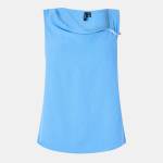 Vero Moda Потник Vero Moda Women's Alva Detail Woven Cami Vest - Azure Blue
