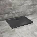 Radaway Правоъгълно душ корито Radaway Doros D Stone 120x100 см, черен акрил (SDRD1210-01-54S)
