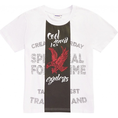 Winkiki kids Wear chlapecké tričko Cool Mind bílá