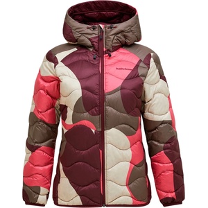 Peak Performance Дамско пухено яке Peak Performance Women's Aop Helium Down Hood Down jacket - 331 Snowbank - размер XL (104-6461-0216)