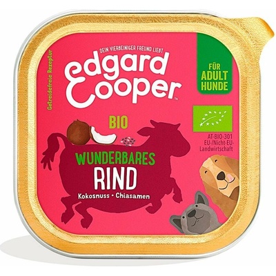 Edgard & Cooper Adult Dog bio hovězí 17 x 100 g