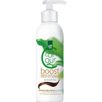 Hennaplus Colour Warm Brownboost šampon hnědý 200 ml
