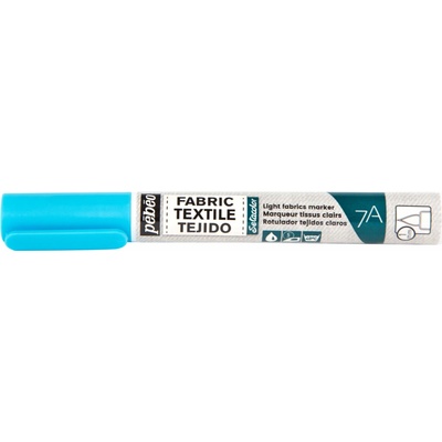 Pébéo 7A Markers Light Fabric fix pre textil 1 mm 75 fluorescent blue