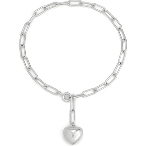 HARAHU Колие Massive Heart - Сребърен KP32673