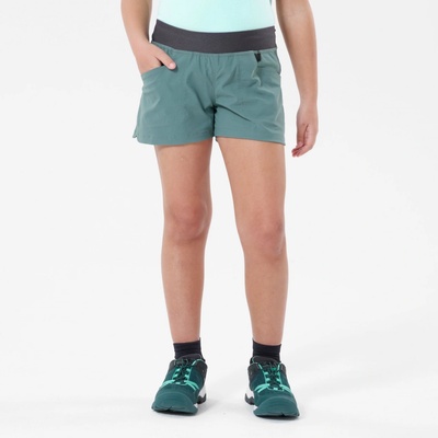 Quechua dívčí turistické kraťasy MH 500 zelená