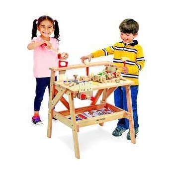 Melissa & Doug Детска дървена работилница - 12369 - Melissa and Doug, 000772123693