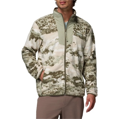 Columbia Мъжко поларено яке Columbia Sequoia Grove Printed Full Zip Fleece jacket - Safari / Fieldaze - размер XL (005-6149-0714)