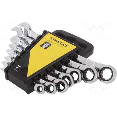 Stanley sada klíčů očkoplochých ráčnových 6-dílná 10-19mm STMT82846-0