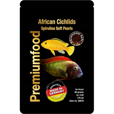DiscusFood African cichlid spirulina pearls 80 g, 175 ml