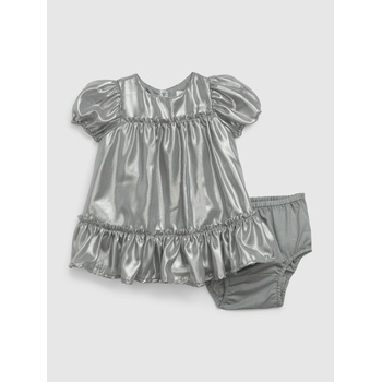 GAP Бебешка сатенена рокля GAP GAP | Srebaren | Момичешки | 50-62