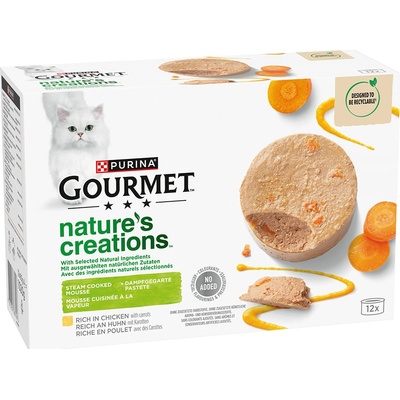Gourmet Gold Natures Creations kuracie & mrkva 12 x 85 g