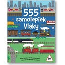 555 samolepiek Vlaky