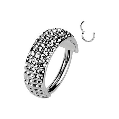 Šperky4U Segment kruh helix cartilage tragus piercing titan TIT1393-1210